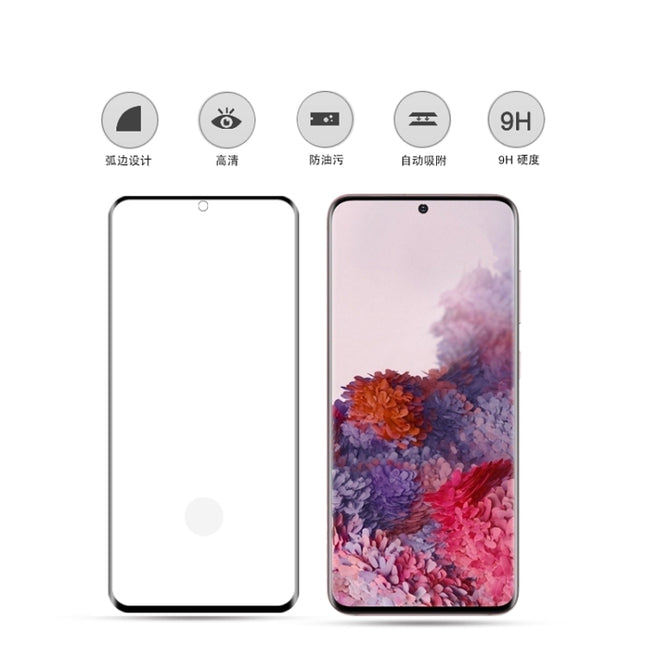 mocolo 0.33mm 9H 3D Curved Full Screen Tempered Glass Film, Fingerprint Unlock Support