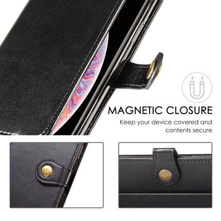 For Huawei P40 Lite/Nova 7i/Nova 6se Retro Solid Color Leather Buckle Phone Case with Lanyard & Photo Frame & Card Slot & Wallet & Stand Function, For Huawei P40 Lite