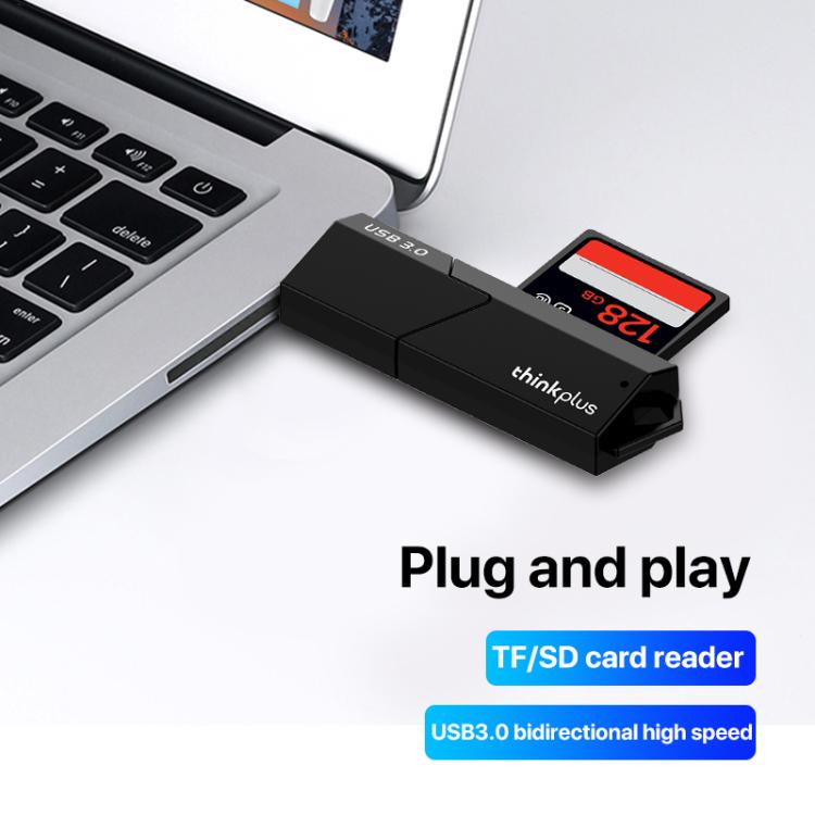 Lenovo D204 USB3.0 Two in One Card Reader, D204