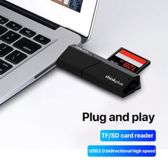 Lenovo D204 USB3.0 Two in One Card Reader, D204