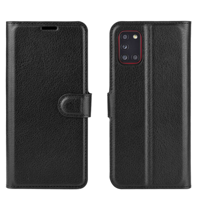 For Galaxy A31 Litchi Texture Horizontal Flip Protective Case with Holder & Card Slots & Wallet, For Galaxy A31