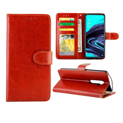 Crazy Horse Texture Leather Horizontal Flip Protective Case with Holder & Card Slots & Wallet & Photo Frame, For OPPO Reno2, For XIAOMI Mi10/Mi10Pro, For Nokia 2.3, For Huawei P40lite/Nova6Se/Nova7i, For Samsung Galaxy M31, For OPPO A91/ F15(2020)
