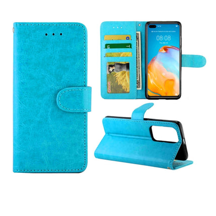 Crazy Horse Texture Leather Horizontal Flip Protective Case with Holder & Card Slots & Wallet & Photo Frame, For Samsung Galaxy A21, For Samsung Galaxy A11, For Huawei P40, For Huawei P40 Pro