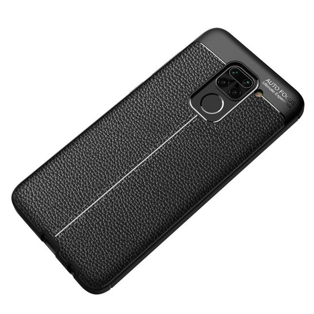 For Xiaomi Redmi Note9 Litchi Texture TPU Shockproof Case, For Redmi Note 9