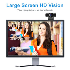 HD 1080P Webcam Built-in Microphone Smart Web Camera USB Streaming Beauty Live Camera for Computer Android TV