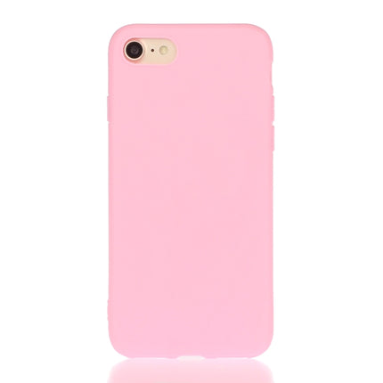 For iPhone SE (2020) Solid Color Aatte TPU Phone Case, Green, Red, Light Blue, Magenta, Yellow, Orange, Skay Blue, Gray, Khaki, Pink