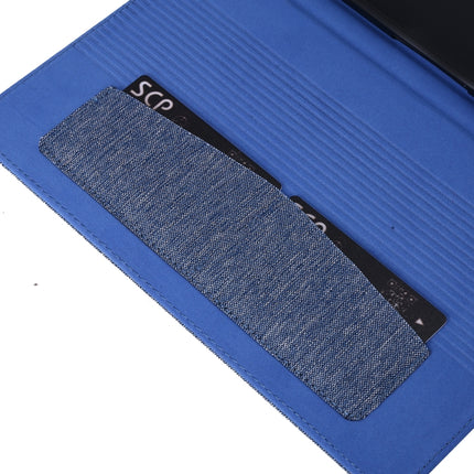 Horizontal Flip TPU + Fabric PU Leather Protective Case with Name Card Clip, For Lenovo M10 Plus