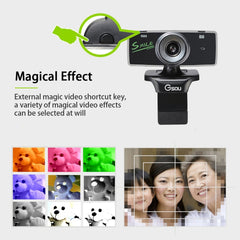 B01 HD Webcam Built-in Microphone Smart Web Camera USB Streaming Live Camera With Noise Cancellation