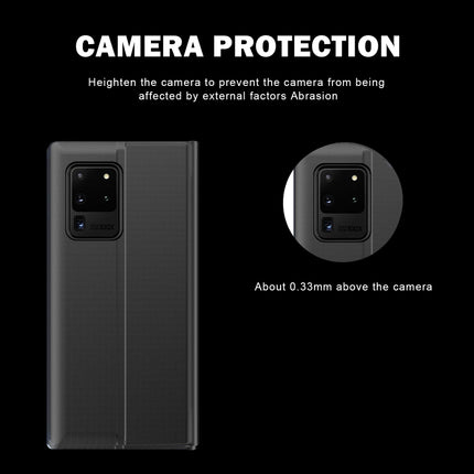 Plain Texture Cloth Attraction Flip Holder Leather Phone Case, For Galaxy S20, For Galaxy S20 Plus, For Galaxy S20 Ultra