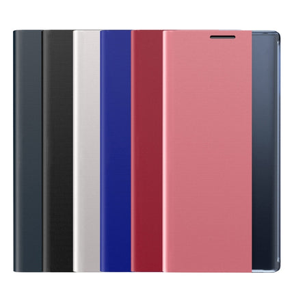 Plain Texture Cloth Attraction Flip Holder Leather Phone Case, For Galaxy S20, For Galaxy S20 Plus, For Galaxy S20 Ultra