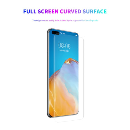 For Huawei P40 Pro 2 PCS ENKAY Hat-Prince 3D Full Screen PET Curved Hot Bending HD Screen Protector Soft Film