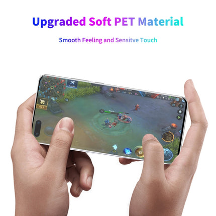 For Huawei P40 Pro 2 PCS ENKAY Hat-Prince 3D Full Screen PET Curved Hot Bending HD Screen Protector Soft Film