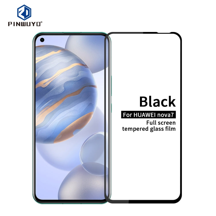 PINWUYO 9H 2.5D Full Screen Tempered Glass Film