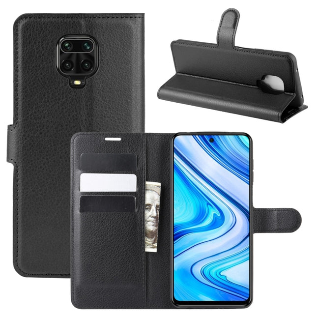 For Xiaomi Redmi Note 9 Pro/Note 9S/Note 9 Pro Max Litchi Texture Horizontal Flip Protective Case with Holder & Card Slots & Wallet, For Redmi Note 9 Pro
