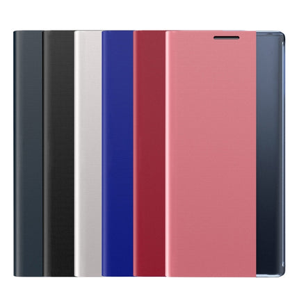 Plain Texture Cloth Attraction Flip Holder Leather Phone Case, For Galaxy Note 10, For Galaxy Note 10 Plus