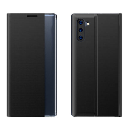 Plain Texture Cloth Attraction Flip Holder Leather Phone Case, For Galaxy Note 10, For Galaxy Note 10 Plus
