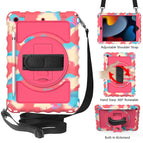 For iPad 10.2 / Colorful+Hot Pink