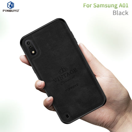 PINWUYO Zun Series PC + TPU + Skin Waterproof And Anti-fall All-inclusive Protective Shell, For Galaxy A01, For Galaxy A21, For Galaxy A41, For Galaxy A81