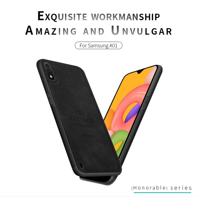 PINWUYO Zun Series PC + TPU + Skin Waterproof And Anti-fall All-inclusive Protective Shell, For Galaxy A01, For Galaxy A21, For Galaxy A41, For Galaxy A81