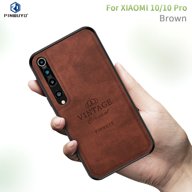 PINWUYO Zun Series PC + TPU + Skin Waterproof And Anti-fall All-inclusive Protective Shell, For Oneplus 8, For Oneplus 8 Pro, For Xiaomi 10 / 10 Pro, For Xiaomi Redmi K30