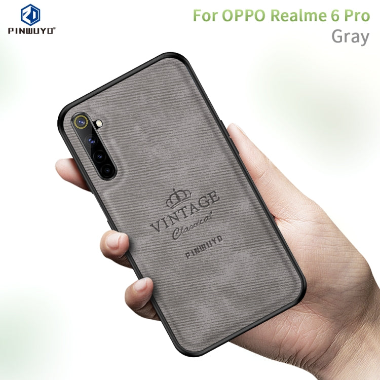 PINWUYO Zun Series PC + TPU + Skin Waterproof And Anti-fall All-inclusive Protective Shell, For Huawei P40, For Huawei P40 pro / P40pro+, For Huawei Y7P/P40Lite E/Honor9C, For OPPO Realme 6 Pro