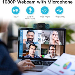 HD 1080P Megapixels USB Webcam Camera CMOS Sensor with MIC for Computer PC Laptops