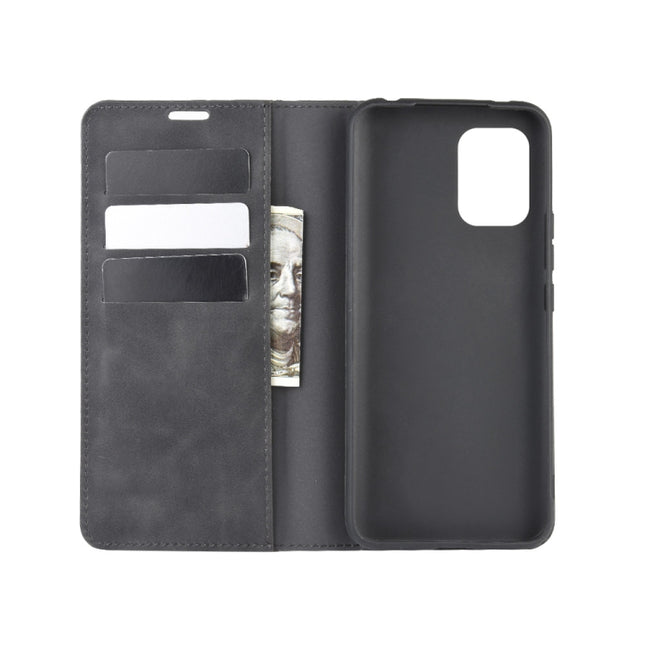 For Xiaomi Mi Note 10 Lite 5g Retro-skin Business Magnetic Suction Leather Case with Holder & Card Slots & Wallet, For Xiaomi Mi 10 Lite 5G