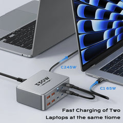 330W USB C GaN Charger 100W PD3.0 PPS QC3.0 Multiport Fast Charging Station For Laptop iPhone 15 16 Samsung Macbook Pro Tablet