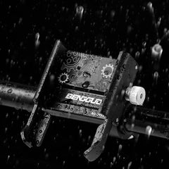 Handlebar Mobilephone Support Aluminium Alloy Bike Phone Support Bracket 360 Degree Rotation Shockproof Cycling Accessories