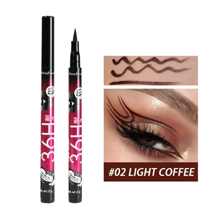Long Lasting Quick Drying Waterproof Easy To Color Non Smudging Smooth Liquid Eyeliner