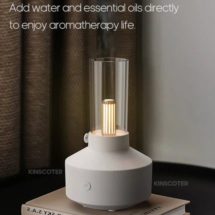 KINSCOTER Aromatherapy Essential Oil Fragrance Diffuser, Electric USB Aroma Diffuser, Mini Bedroom Ultrasonic Air Humidifier