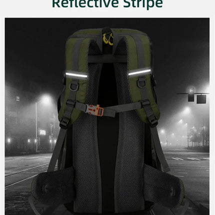 50L Travel Backpack Camping Men Large Hiking Bag Tourist Rucksack Waterproof Outdoor Sports Climbing Mountaineering Bag Luggage