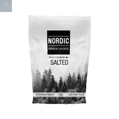 Salted soft eating premium liquorice in sachet bag