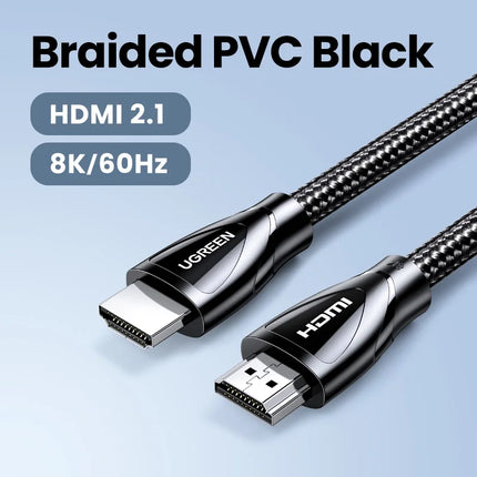 UGREEN HDMI Cable 8K/60Hz for PS5 Xiaomi TV Box Ultra High Speed Certified 8K@60Hz Cable 48Gbps Dolby Vision HDCP2.3