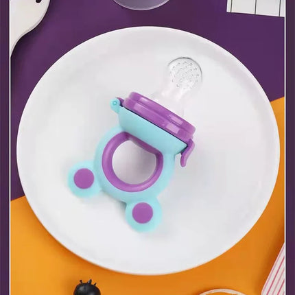 Baby Teether Nipple Fruit Food Feeder For New BornSilicona Teethers Fresh Food Nibbler Pacifier Clip Baby Accessories BPA Free