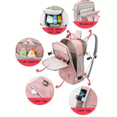 Women'S Bag Large Capacity Journey Multifunction Backpack with Shoe Storage Multilayer Dry and Wet Separation Waterproof