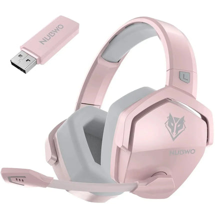 NUBWO G06 Pro Wireless Gaming Headset with Charging Station for Headset and PS5 Controller