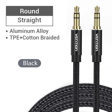 Vention Jack 3.5mm Aux Cable Male to Male 3.5mm Audio Cable Jack for JBL Xiaomi Oneplus Headphones Speaker Cable Car Aux Cord