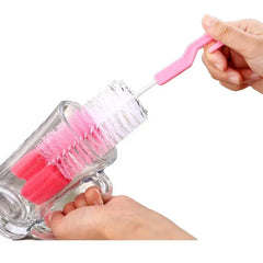 Baby Bottle Brush Multi-Purpose Long Handle Fine Hair Sponge Cleaning Brush Household Dishwashing Cup Washing Cleaning Tools