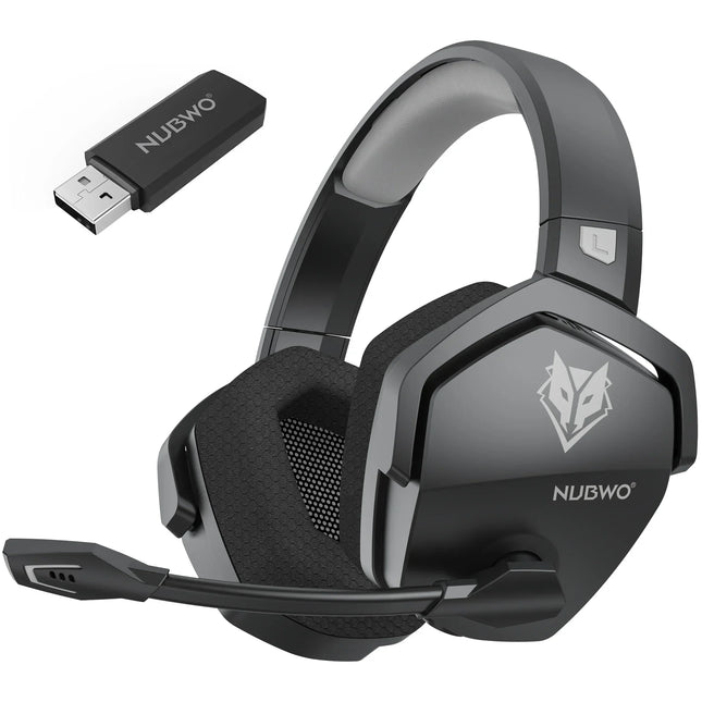 NUBWO G06 Pro Wireless Gaming Headset with Charging Station for Headset and PS5 Controller