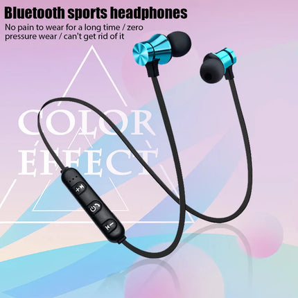 Magnetic Wireless Sports Neckband With Mic