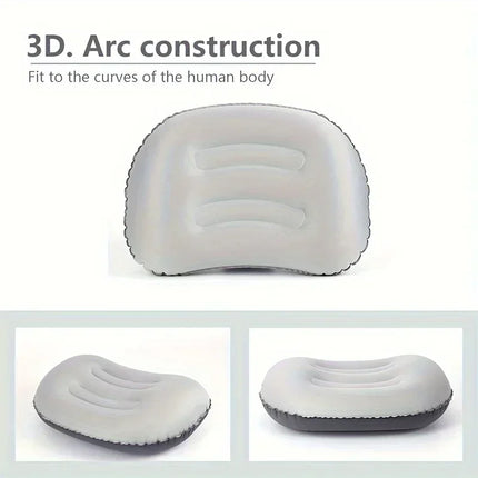 Camping Pillow with Ultralight Inflatable Pillow for Neck Lumbar Support Upgrade Backpacking Pillow