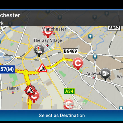 7" CMNAV TRAFFIC Camper (LIVE TRAFFIC, ANDROID, Wi-Fi)
