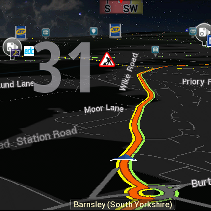 9" CMNAV Traffic Truck Plus (LIVE TRAFFIC, ANDROID, Wi-Fi)