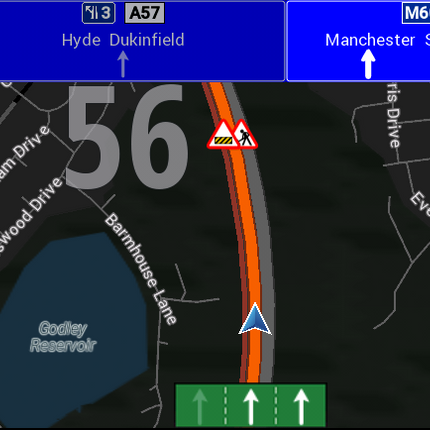 7" CMNAV TRAFFIC Camper (LIVE TRAFFIC, ANDROID, Wi-Fi)