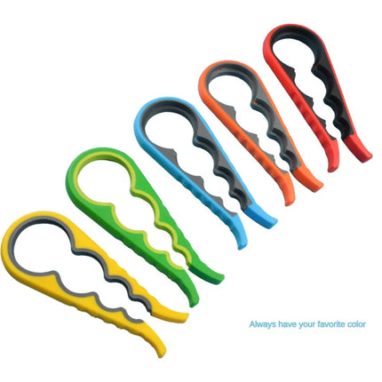 Four-in-One Bottle Opener Kitchen Multi-Functional Can Openers Cans Bottle Opener Non-Slip Labor-Saving Twist Bottle Lid Opener
