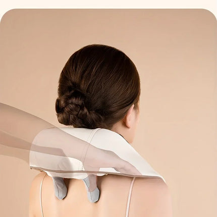 Electric Heat Neck Massage Shawl Shiatsu Kneading Cervical Spine Massager Car Home Back Shoulder Neck Trapezius Muscle Massager