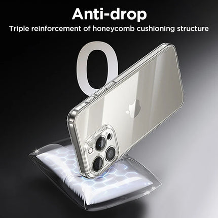 Joyroom Case For iPhone 16 15 Pro Max Case Crystal Transparent PC Anti-Yellow Lens Protection Cover For iPhone 16 Pro Max Case