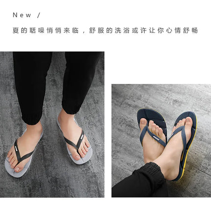 Fashion Blue Massage Slippers Men Flip Flops Sale Big Size 48 Casual Slides Men Non Slip Beach Slippers For Men chanclas hombre