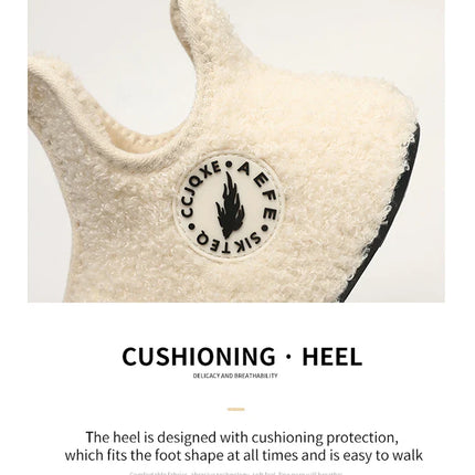 Winter Slippers Men Couples Slippers Non-slip Warm Women and Men Slipper Indoor Soft Shoes Comfortable Flat Home Cotton Shoe